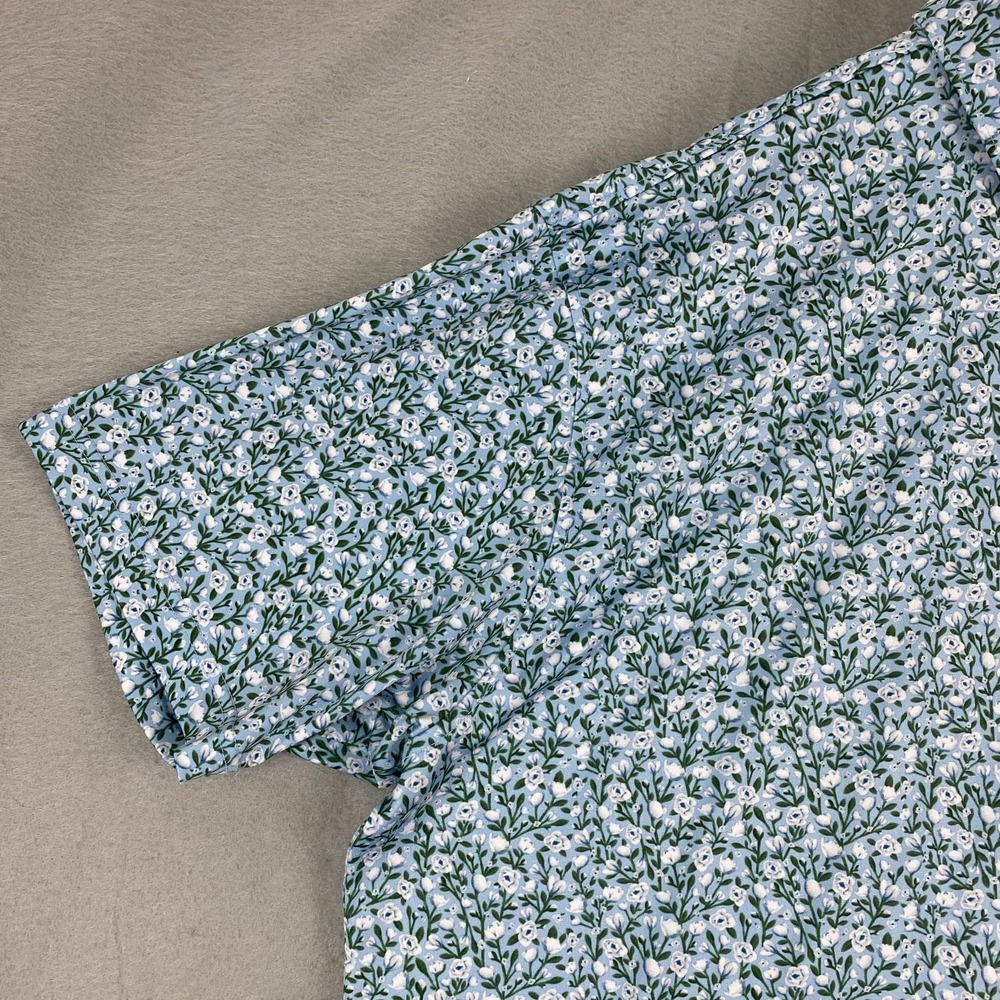Rhoback Polo Shirt Mens 2XL Spring floral Print Performance Golf Stretch Masters - Picture 4 of 16